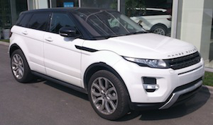 white range rover